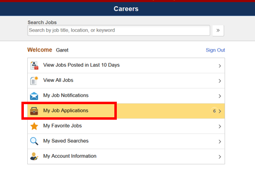 Careers - My Job Applications